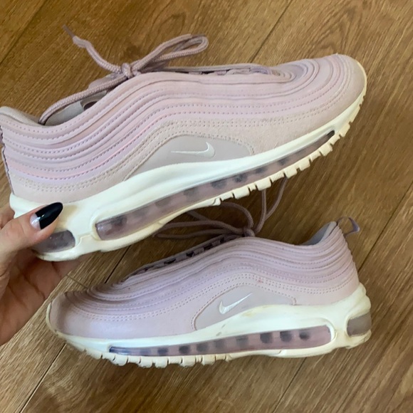 Nike Shoes - Nike Air Max 97 Sneaker in Plum Chalk, Pale Vanilla,Particle Rose/ Summit White